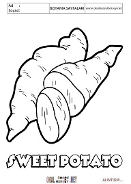 ingilizce boyama sayfaları